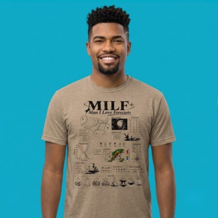 Milf Man I Love Forecasts Weather Funny Meme Shirt