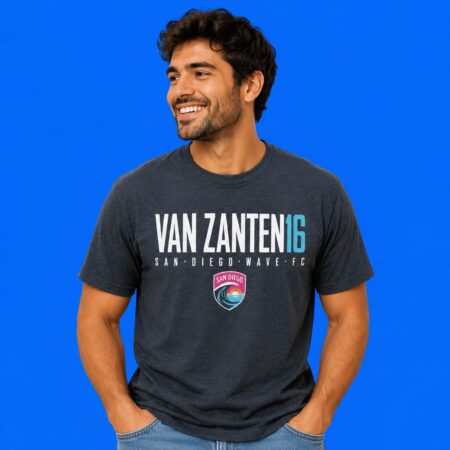 Mimi Van Zanten #16 San Diego Wave FC Name and Number T-Shirt