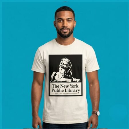 NYC Public Library Lion Graphic Tee