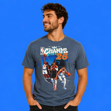 NYC Street '26 NBA Champs Skyline Shirt New York Victory Parade Tee