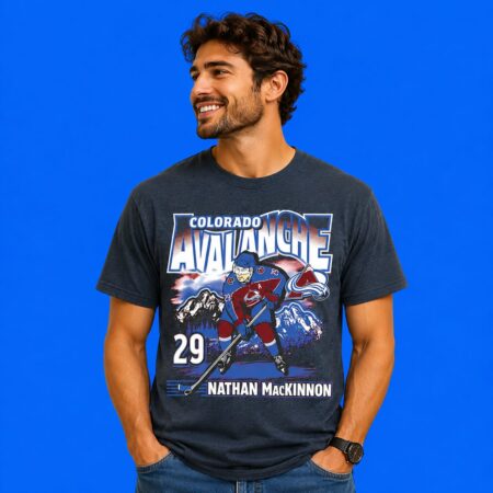Nathan MacKinnon 29 Colorado Avalanche Hockey Shirt