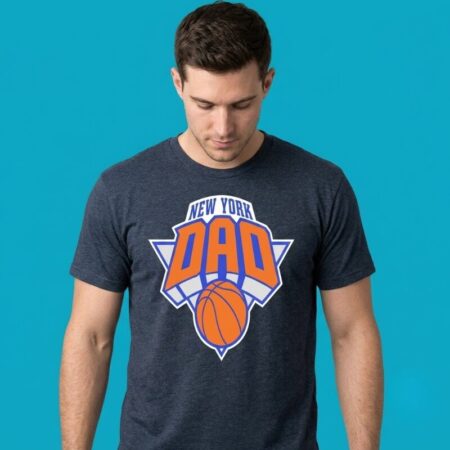 New York Dad Parody Knicks Logo Shirt
