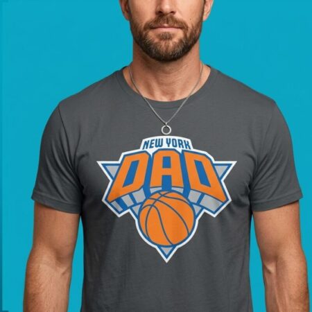 New York Dad x New York Knicks Happy Father's Day Shirt