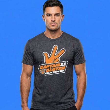 New York Knicks 11 Jalen Brunson Captain Clutch Shirt