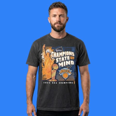 New York Knicks 2026 Champions Statue Of Liberty Vintage Shirt