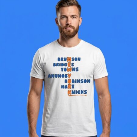 New York Knicks 2026 NBA Finals Roster Shirt