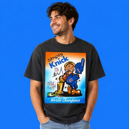 New York Knicks 2026 World Champions Simple Trophy Shirt