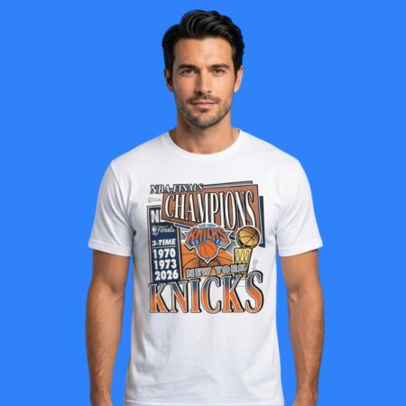 New York Knicks 3-Time Finals Champions Shirt
