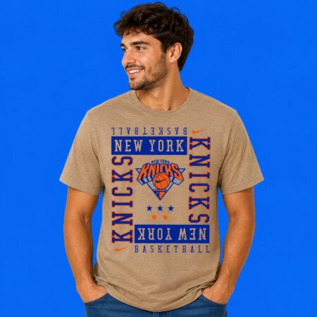 New York Knicks Basketball Logo Classic V2 Shirt Minimalist Hoop Apparel