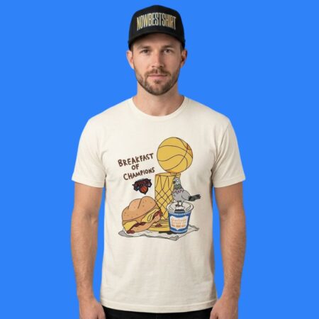 New York Knicks Breakfast Of Champions Vintage Cereal Shirt