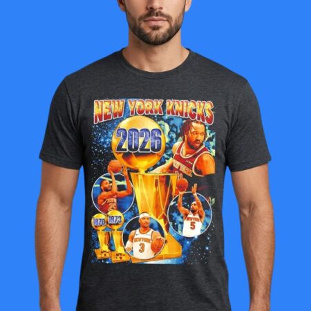 New York Knicks Champions Brunson Hart Alvarado Bridges Shirt