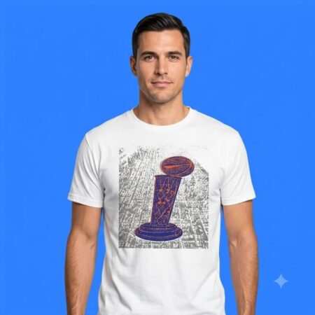 New York Knicks City Of Champions Park Trophy Shirt
