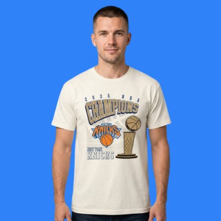 New York Knicks Levelwear White 2026 Champions Shirt