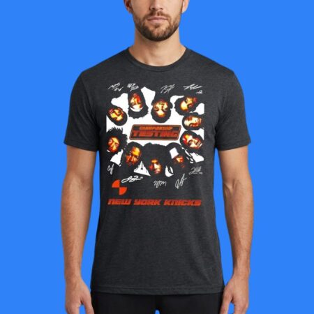 New York Knicks NBA Championship Testing All Team Signature Tee