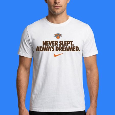 New York Knicks Nike Never Slept Champions Shirt