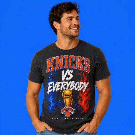 New York Knicks vs everybody fire trophy NBA