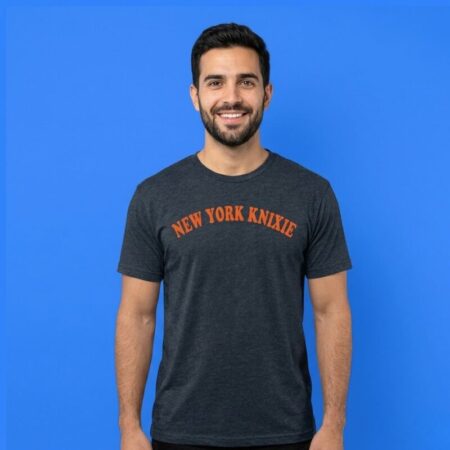 New York Knixie Stevie Knicks Parody Basketball Fan Design Tee