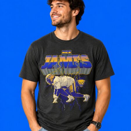 Nick James Pittsburgh NCAA Football Graphic Shirt
