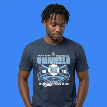North Carolina Tar Heels Omaheels 2026 CWS Shirt