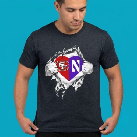 Northwestern Wildcats SF 49ers Scratch Tee