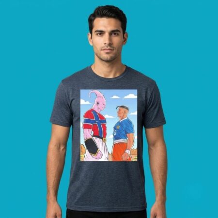 Norway Haaland vs Mbappe France Dragon Ball Z Shirt