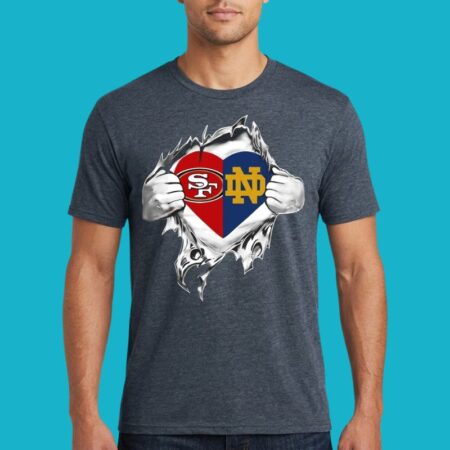 Notre Dame SF 49ers Scratch Logo Tee