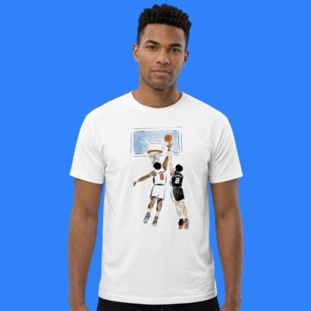 OG Anunoby vs Dylan Harper Dispute Basketball Shirt