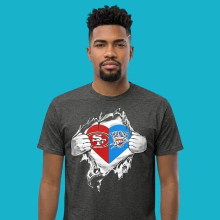 OKC Thunder SF 49ers Scratch Logo Tee