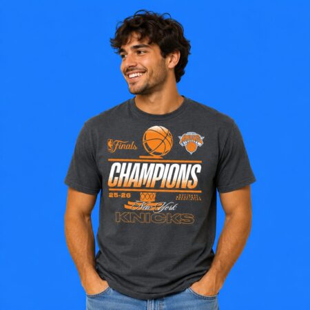 Official New York Knicks 2026 Finals Trophy Shirt