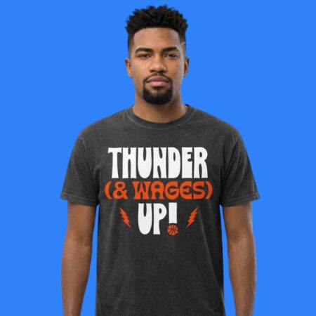 Oklahoma City Thunder And Wages Up Basketball Shirt