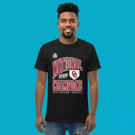 Oklahoma Sooners 2026 NCAA DI Baseball Champions Tipping Point Shirt