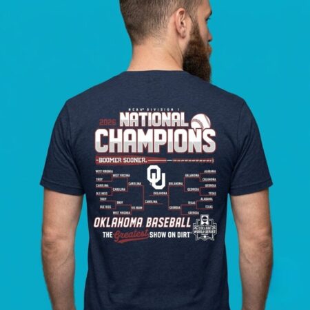 Oklahoma Sooners 2026 NCAA DI National Champions Bracket Shirt