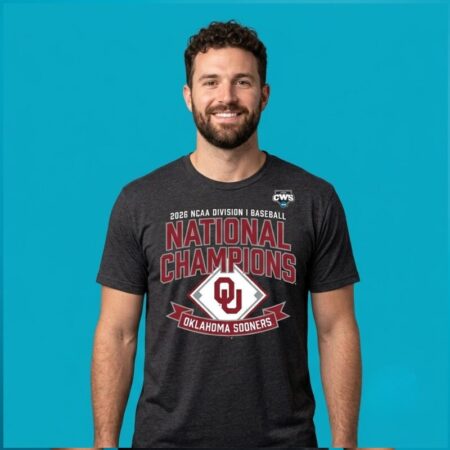 Oklahoma Sooners Boomer Sooner 2026 Champions Skyline Shirt
