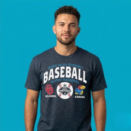Oklahoma Sooners vs Kansas Jayhawks 2026 NCAA Baseball Shirt