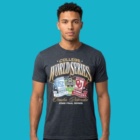 Oklahoma Sooners vs UNC Tar Heels CWS 2026 Tickets Shirt