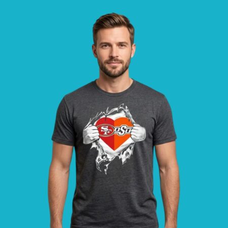 Oklahoma State Cowboys SF 49ers Scratch Tee