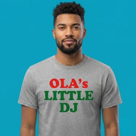Ola's Lottle DJ Shirt Unique Electronic Music Lover Graphic Tee