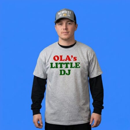 Ola's Lottle DJ Shirt Unique Electronic Music Lover Graphic Tee
