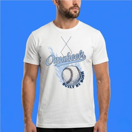 Omaheels Built By Bosh NC Flaming Ball Shirt