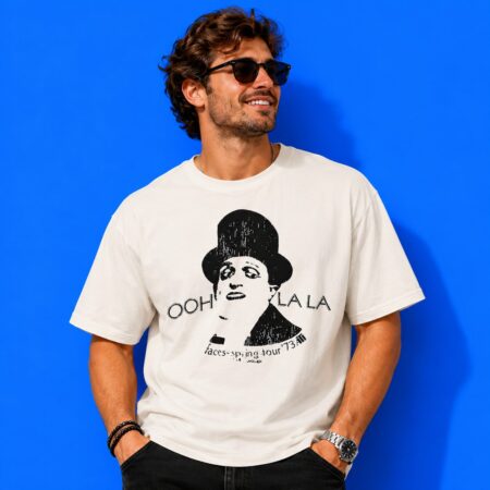 Oohlala Face Spring Tour '73 Retro Concert Graphic Shirt