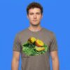 Orange Fresh Legs Fitness Training Shirt