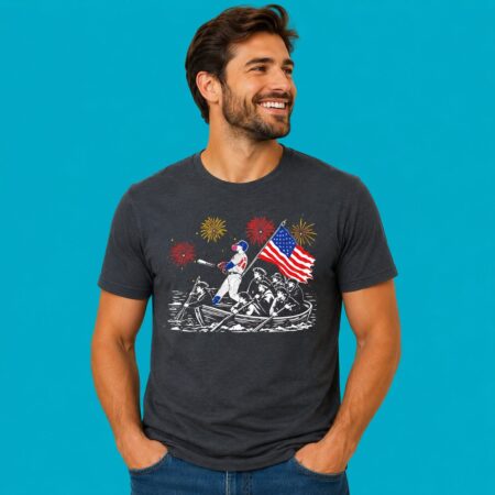 PCA Cubs Crossing The Delaware 4th Of July Shirt