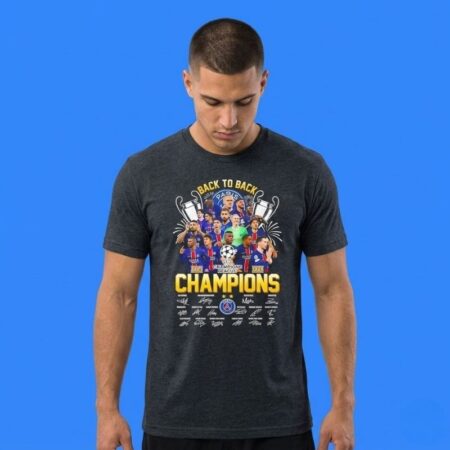 PSG Back To Back 2025-2026 Champions League Shirt