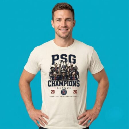 PSG Champions League Winners 2026 Tee