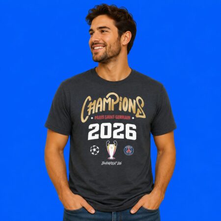 Paris Saint-Germain Champions League Winners 2026 Tee