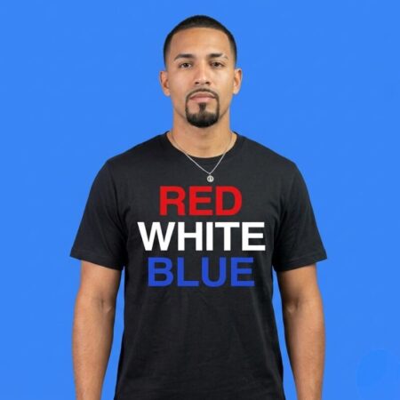 Patriotic Red White Blue American Pride Casual Shirt