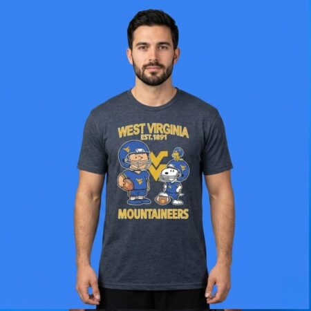 Peanuts X West Virginia Mountaineers Est 1891 Mascot Shirt