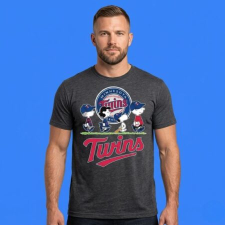 Peanuts x Minnesota Twins Baseball Walk Shirt