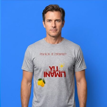 Per Kon Je Zbukuru Yll Limani Lemon Graphic Style T-Shirt