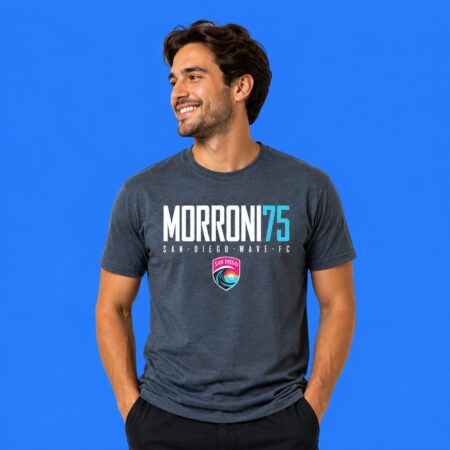 Perle Morroni #15 San Diego Wave FC Name and Number T-Shirt